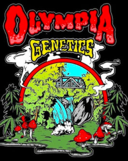 Olympia Genetics logo waterfall