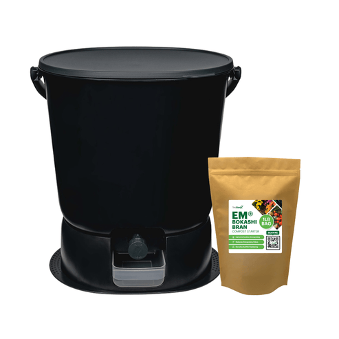 Bokashi Compost Bucket Starter Kit 4.4 gal