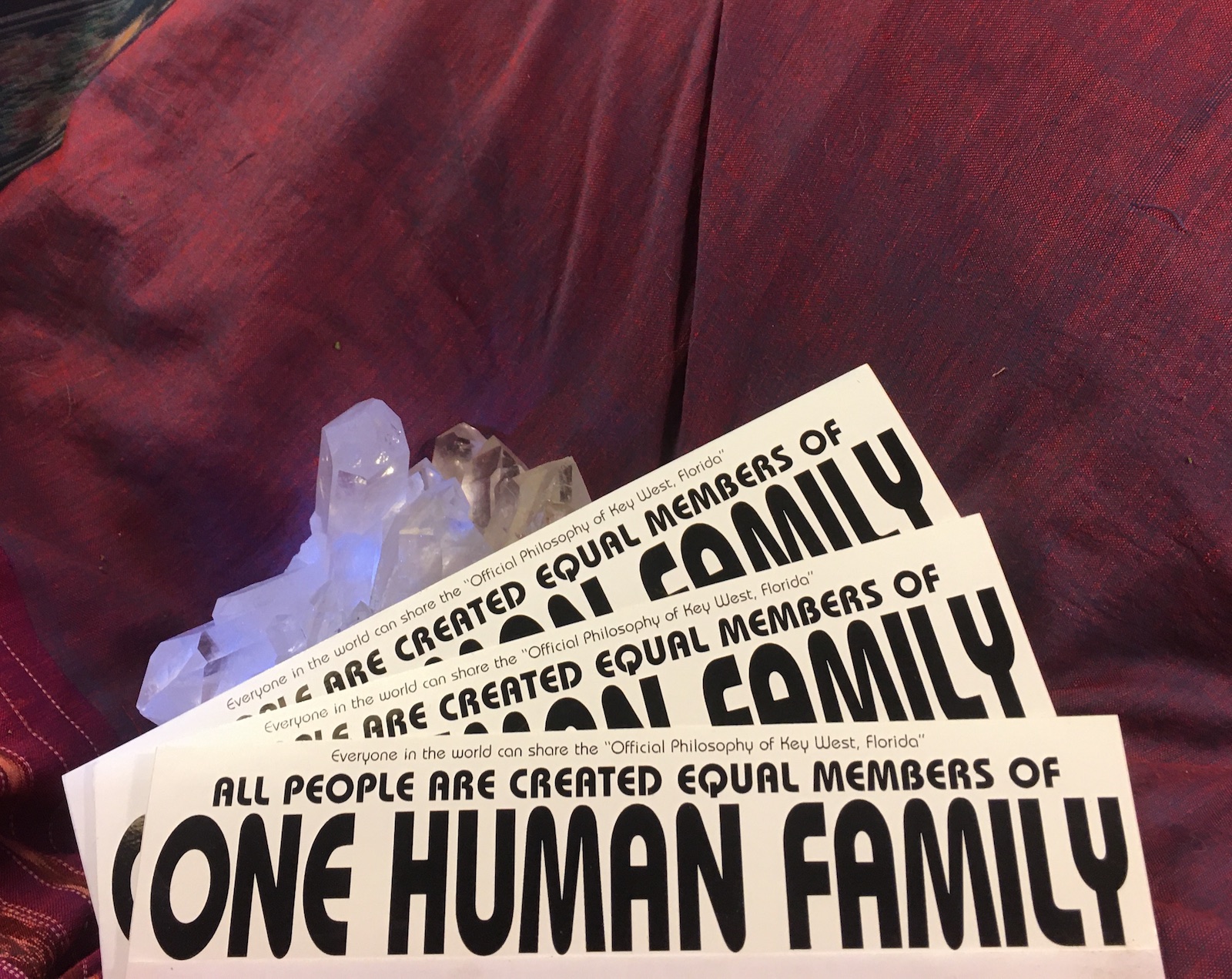 One Human Family stickers